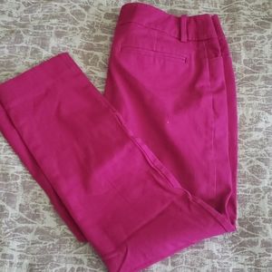 Hot pink slacks